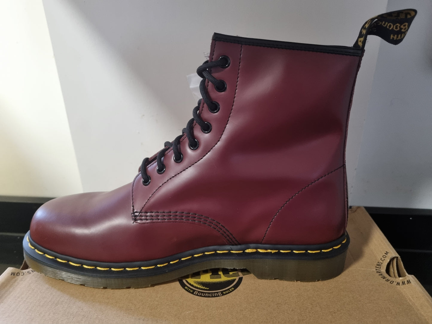Dr Marten 1460 Cherry 8 Eye Boot