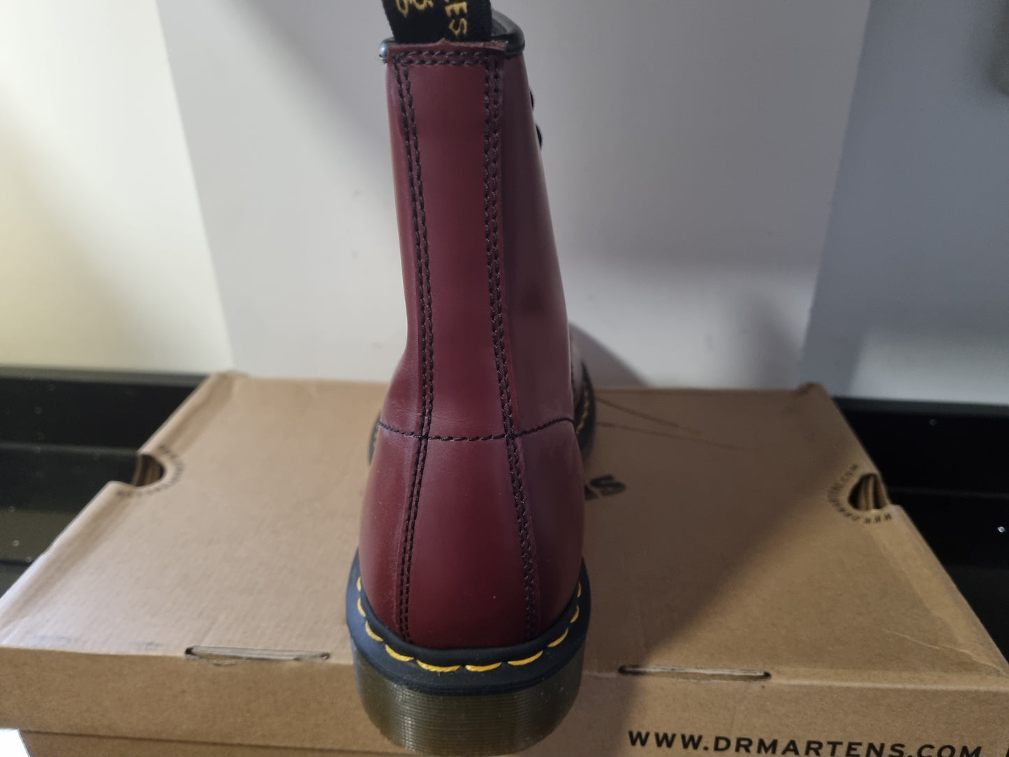 Dr Marten 1460 Cherry 8 Eye Boot