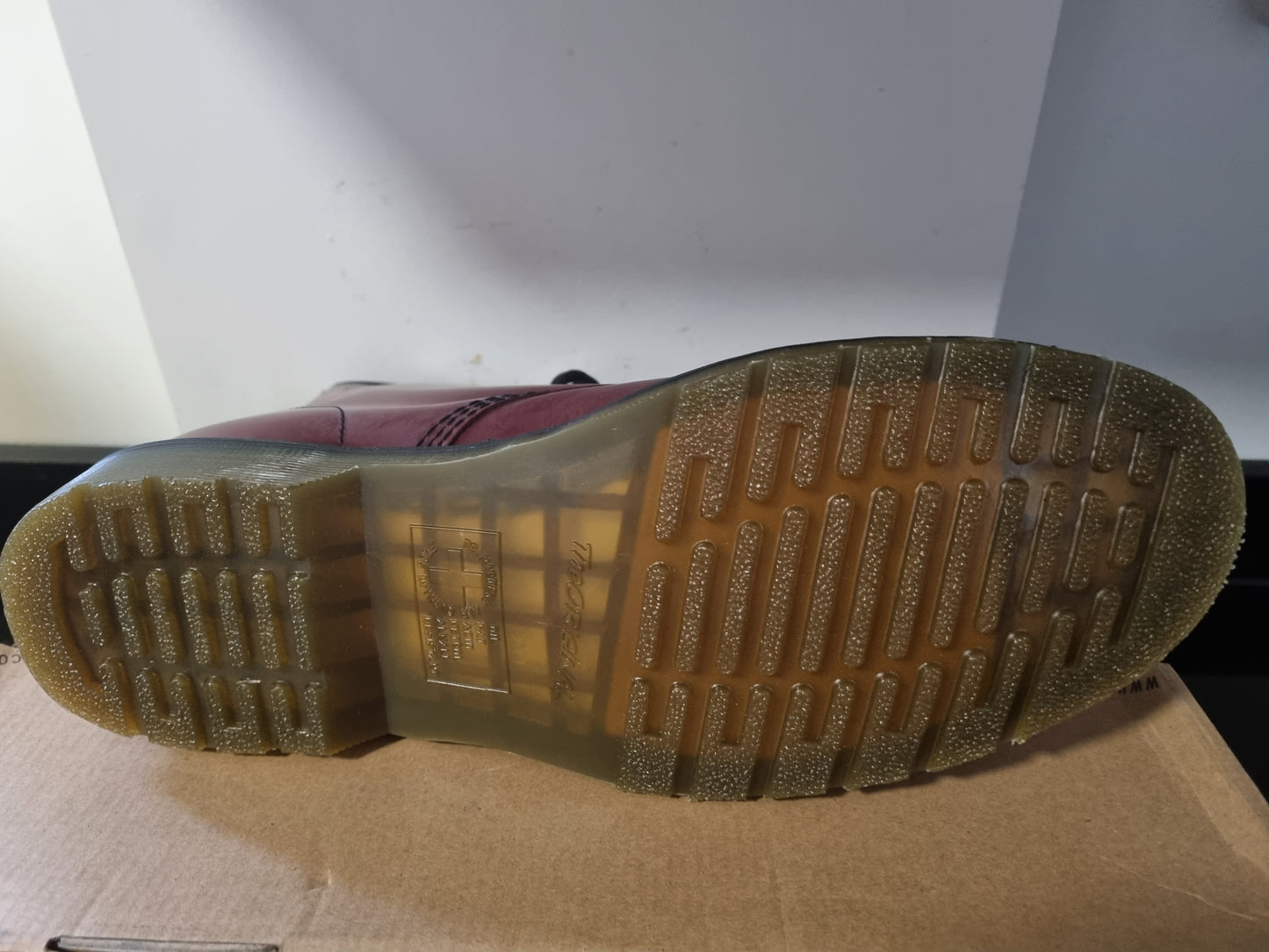 Dr Marten 1460 Cherry 8 Eye Boot