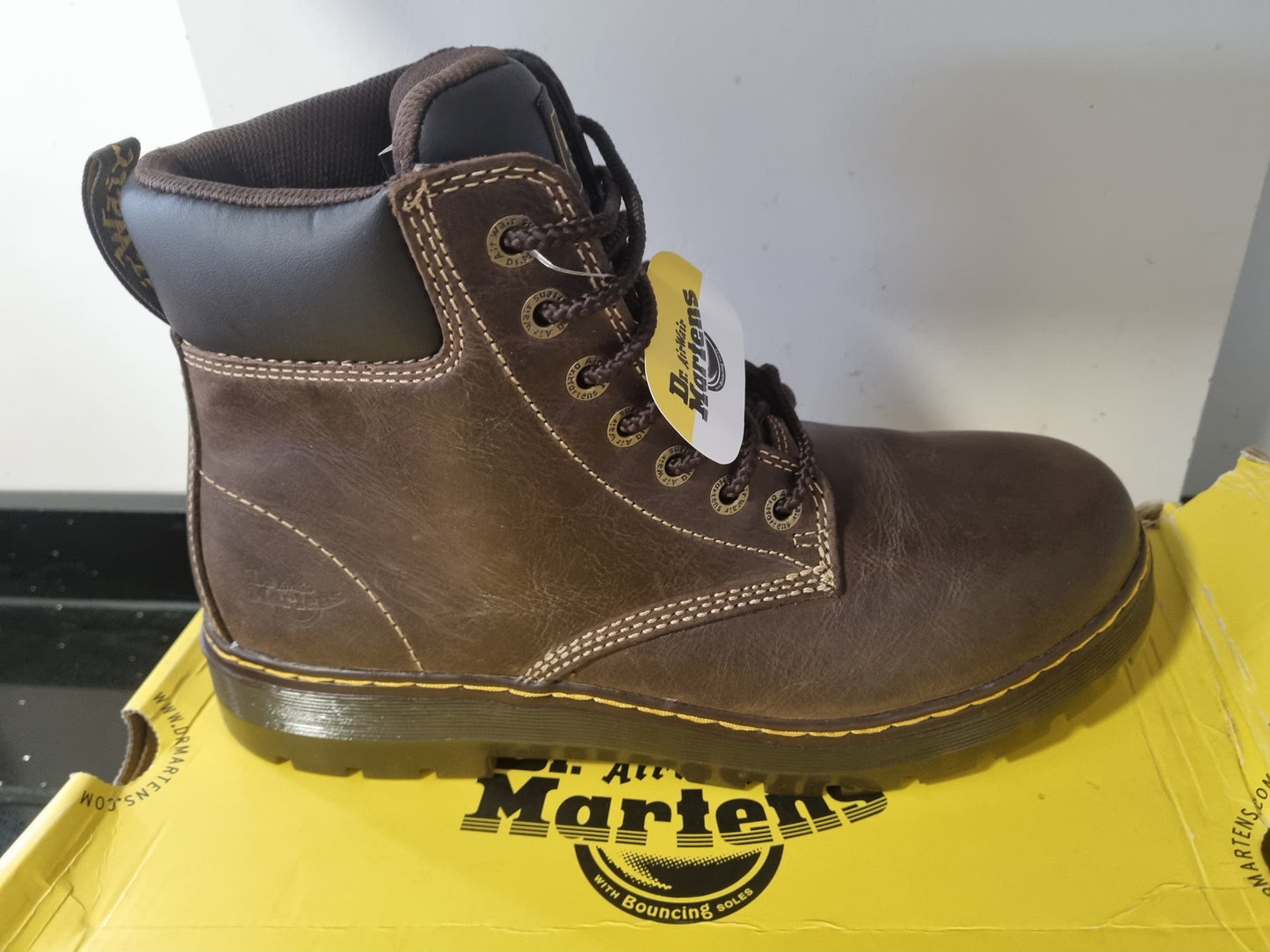 Dr Marten Winch Brown Boot
