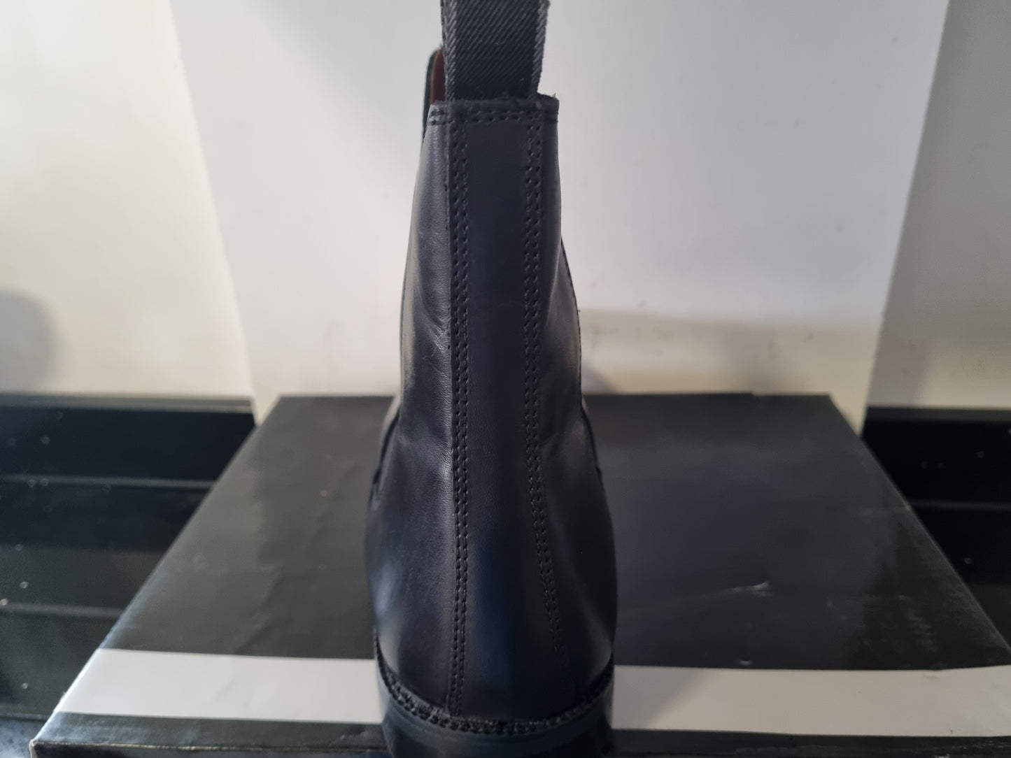 Chelsea Boot by Roamers - Black Leather - (M252A)