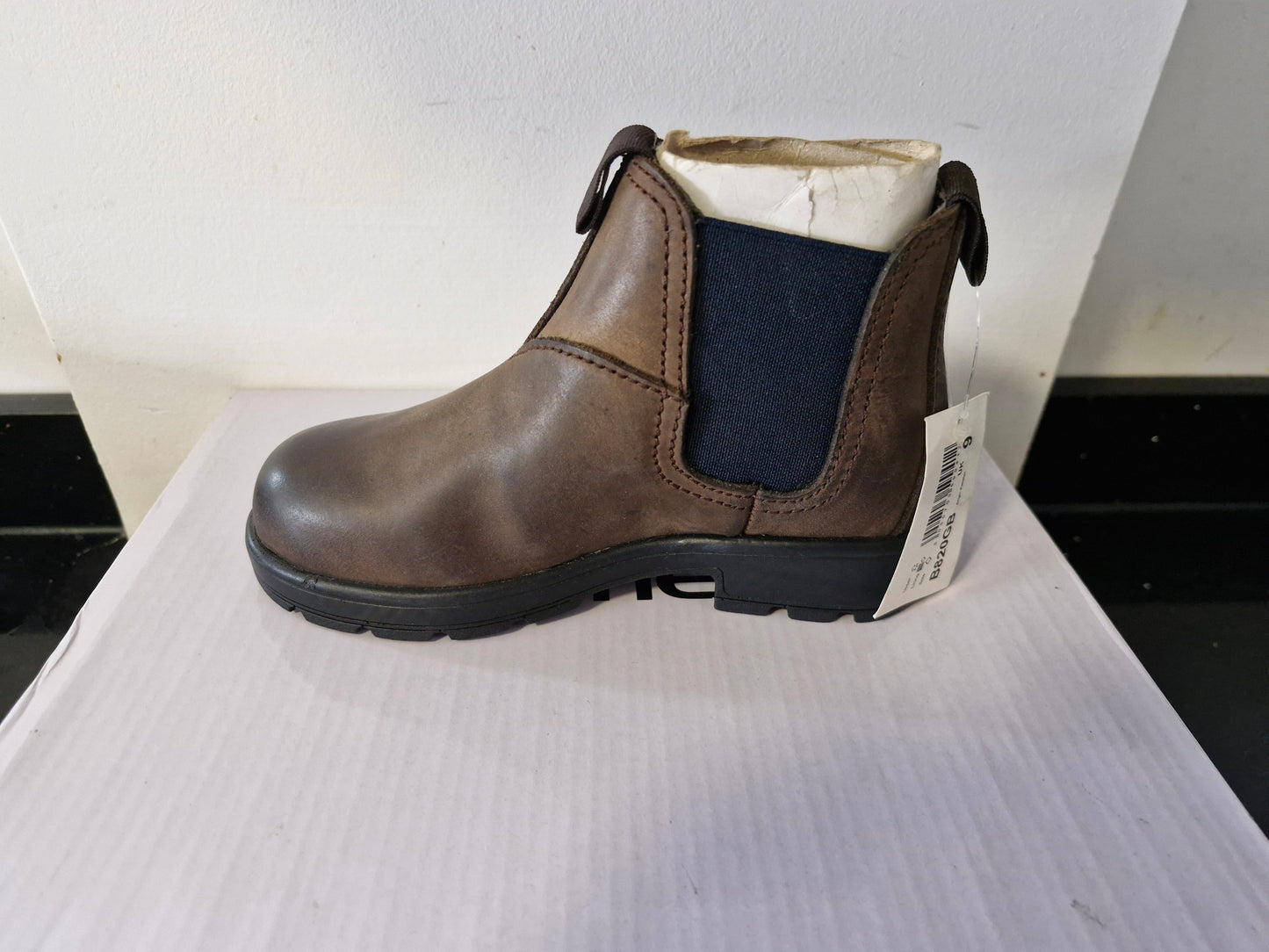 Childrens Chelsea Boot by Roamers -  Waxy Brown Leather (B820GB)