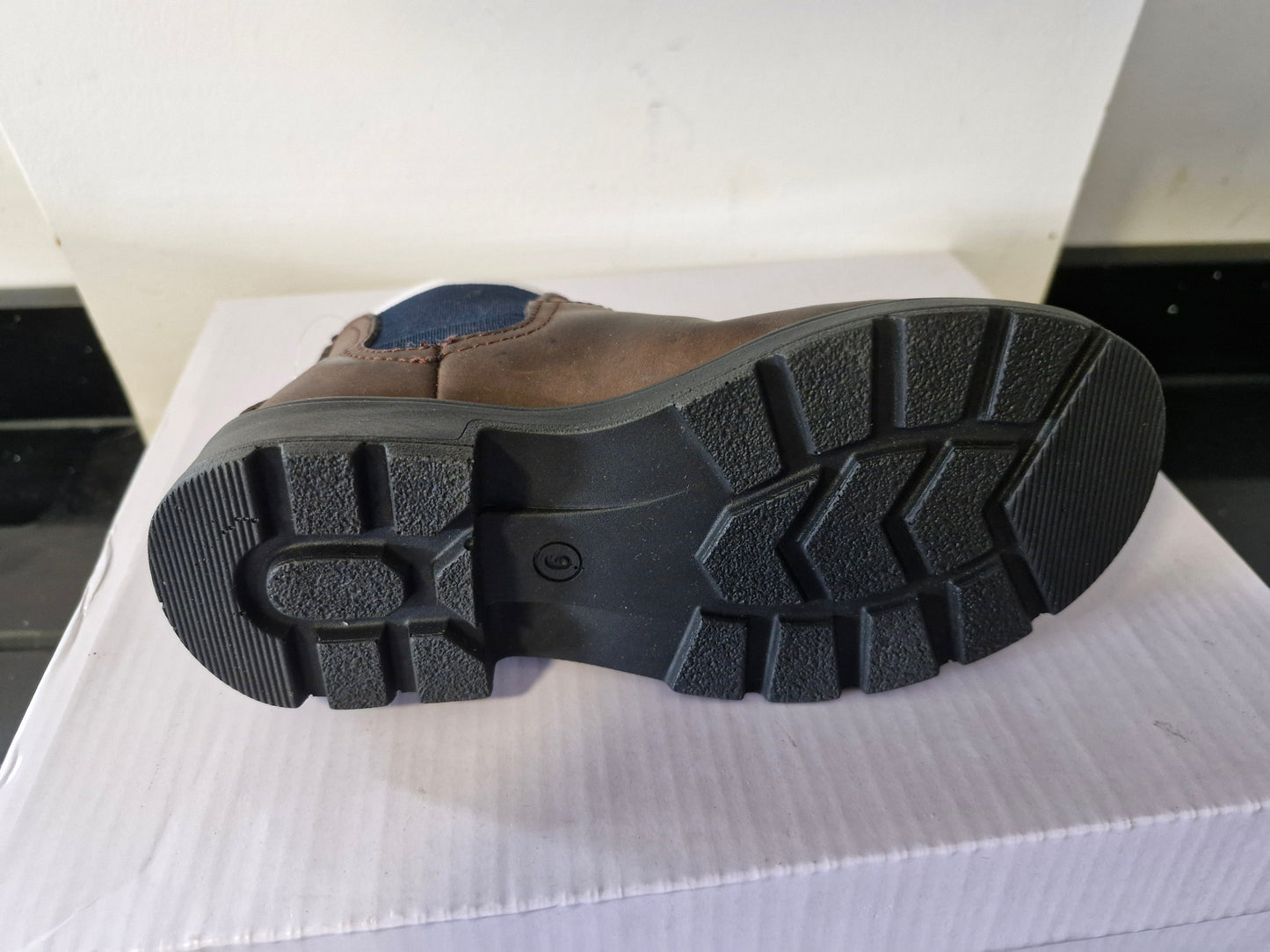 Childrens Chelsea Boot by Roamers -  Waxy Brown Leather (B820GB)