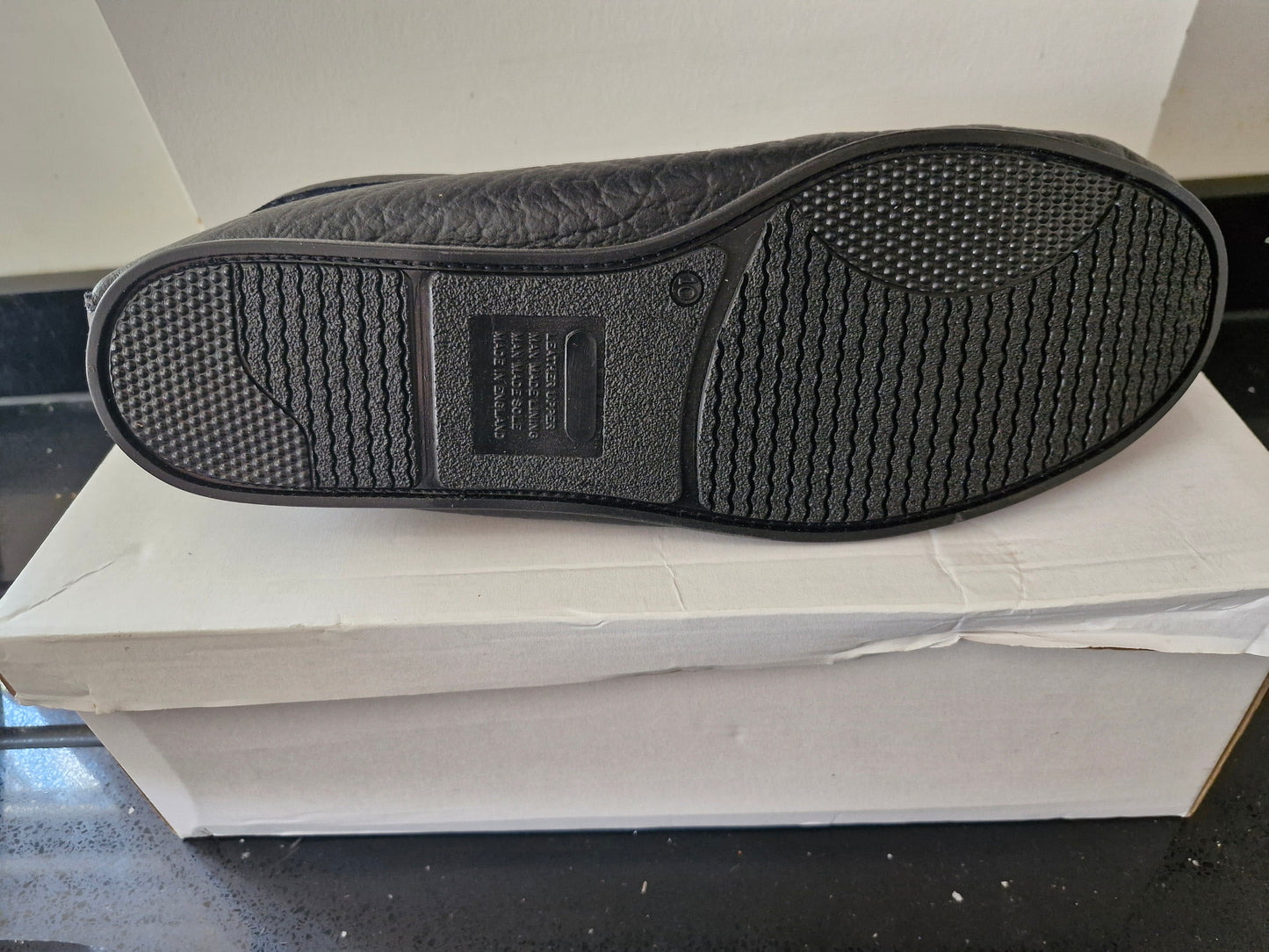 Mokkers Black Soft Leather Moccasin Shoes (MS081A)