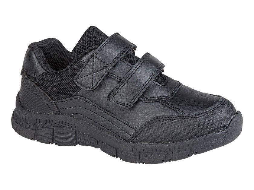 Childrens Twin Touch Fastening Boys Shoe (B821)