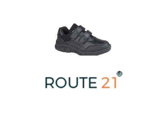 Childrens Twin Touch Fastening Boys Shoe (B821)