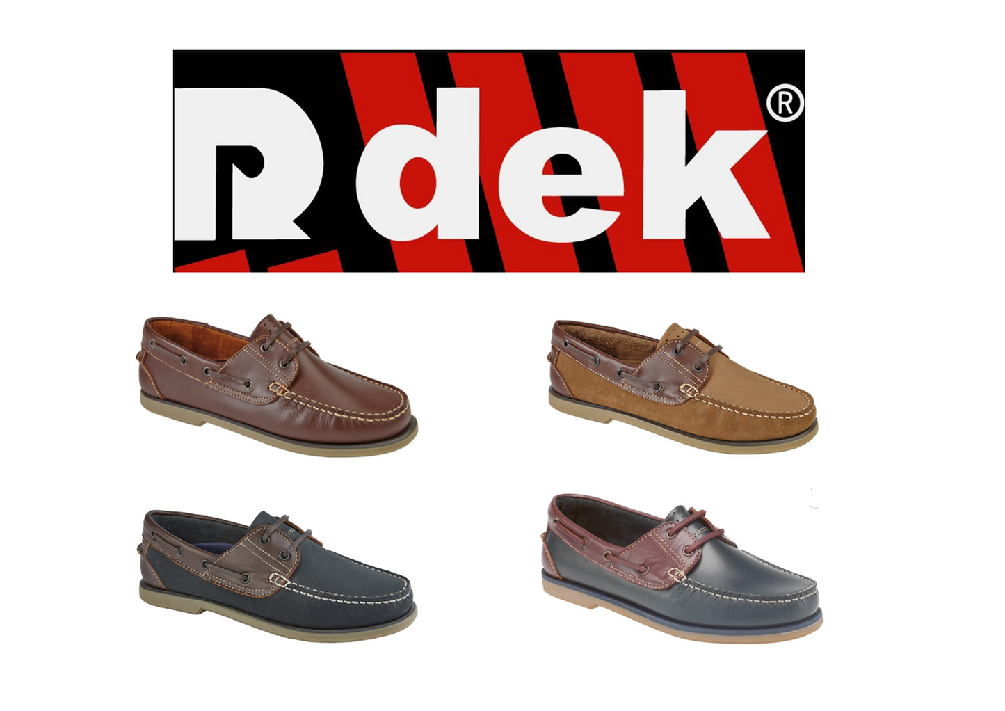 Boat Shoe by Dek - Lace Up Boat Shoes (M551)