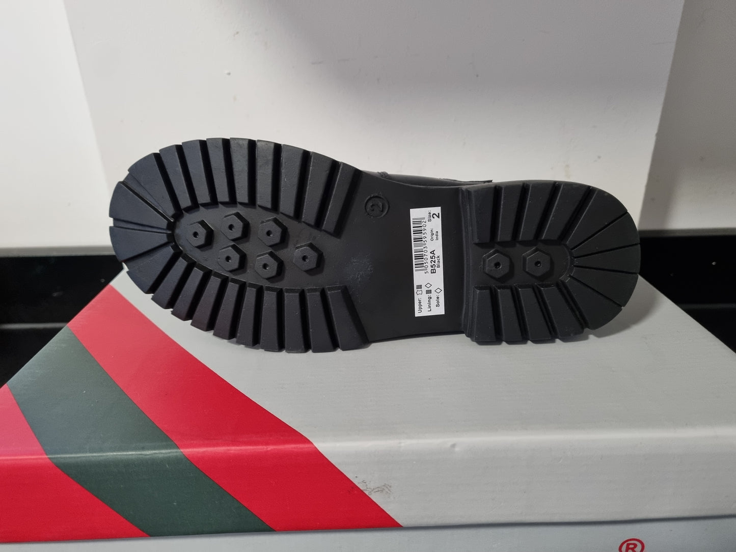 Childrens Chelsea Boot by Roamers - Black Hi Shine (B525A)