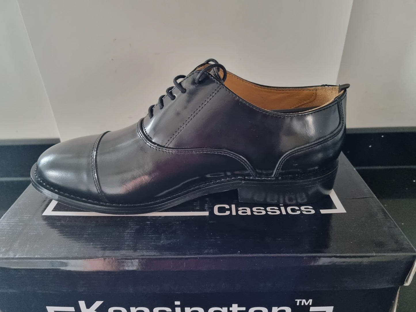 Kensington Black Oxford Shoe (M802A)