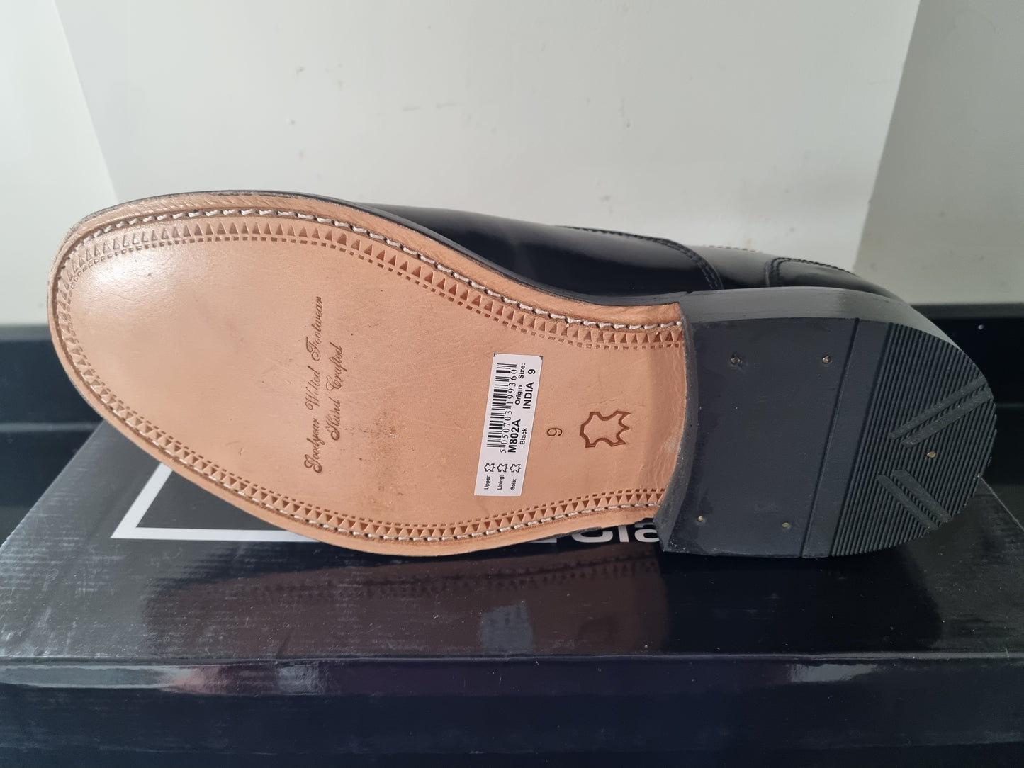 Kensington Black Oxford Shoe (M802A)