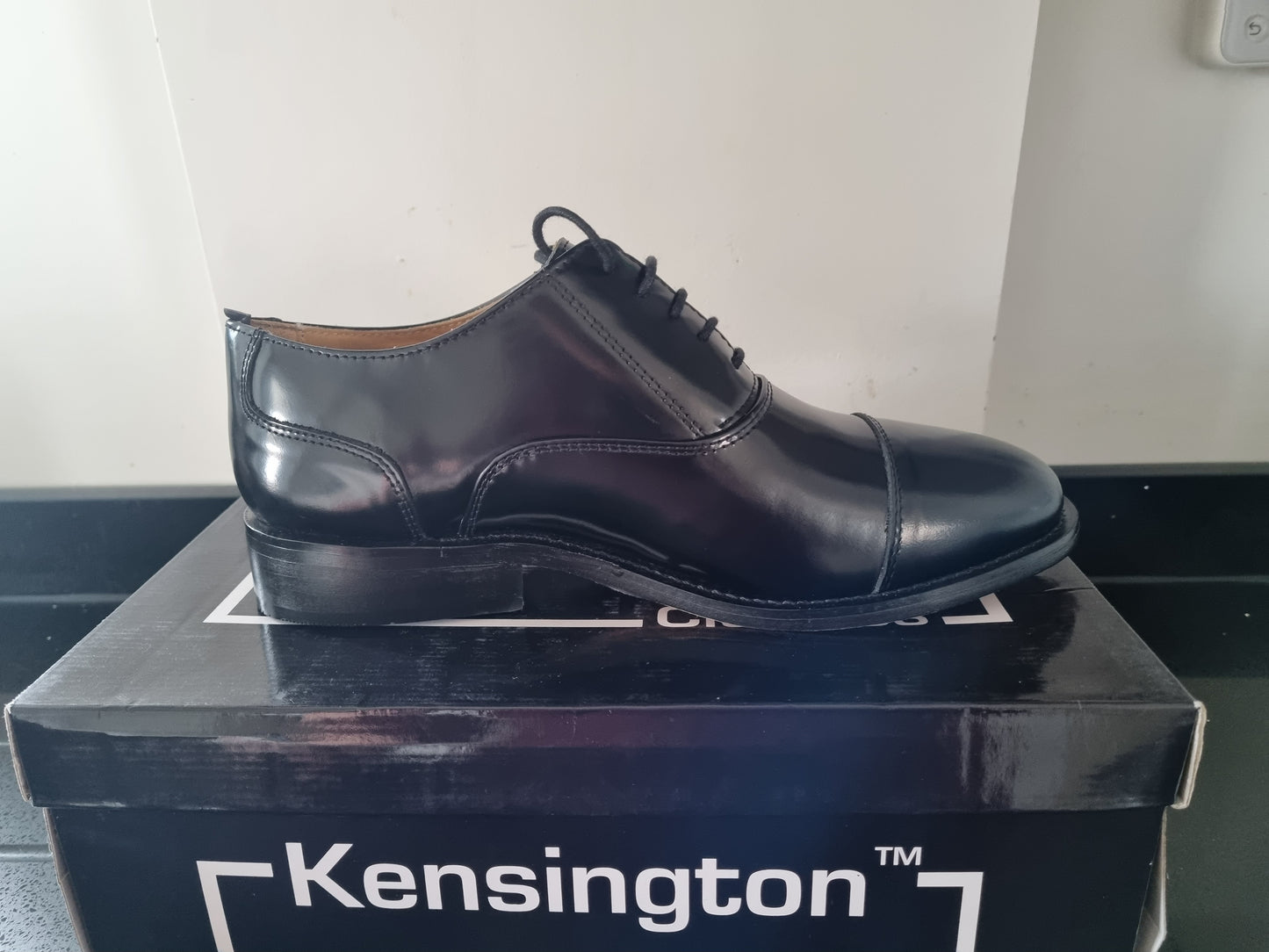 Kensington Black Oxford Shoe (M802A)
