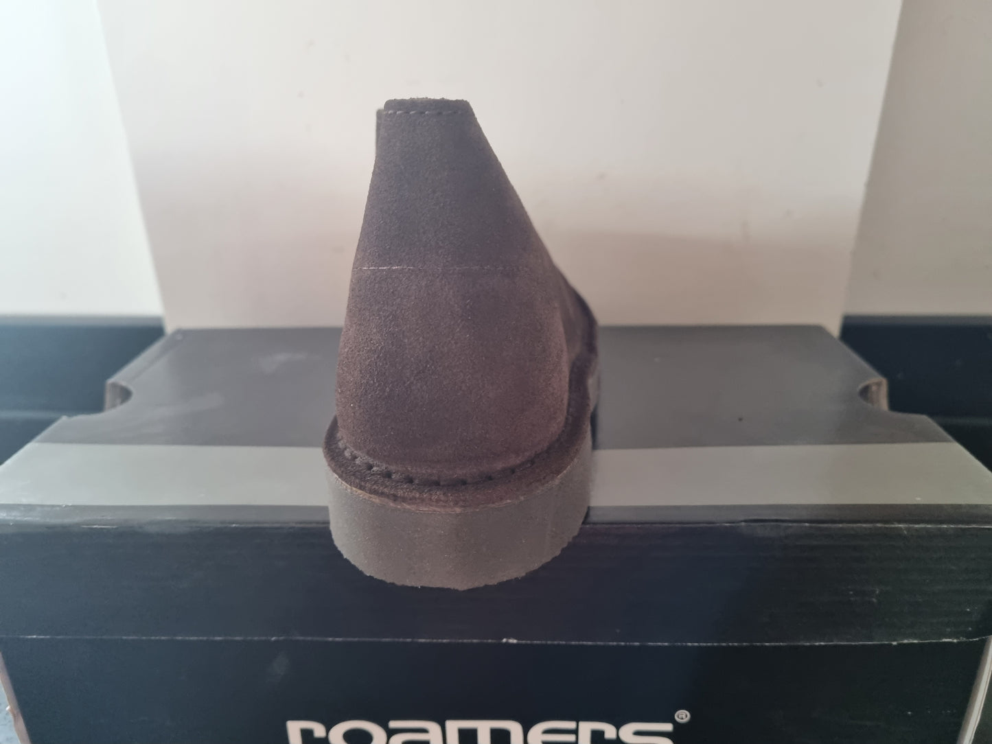 Desert Boot by Roamers - 2 Eye Chocolate Suede Leather (M467DBS)