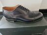 Loake - Hi-Shine Black Leather 1/2 Brogue Shoe (201B)