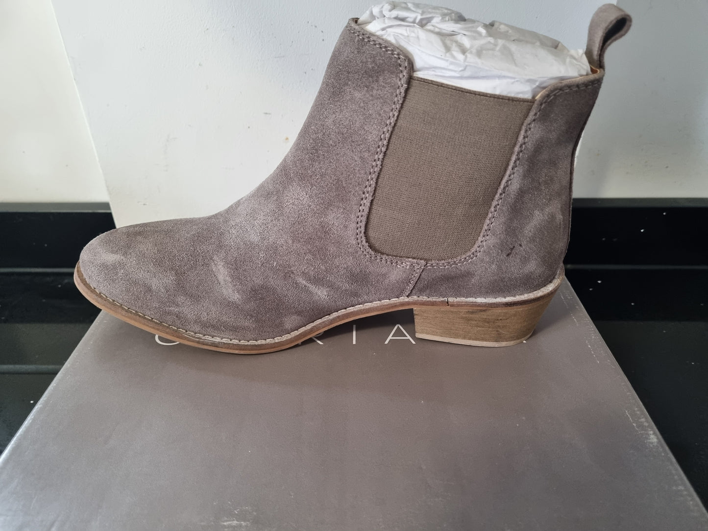 Womens - Cipriata Mink Real Suede Chelsea Boot (L5058TS)