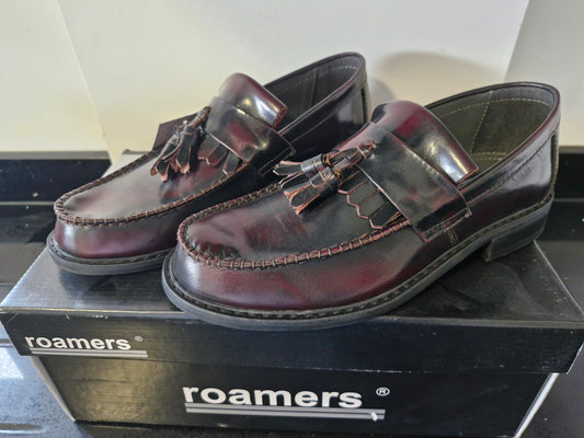Loafer by Roamers - Hi Shine Oxblood Leather (M900BD)