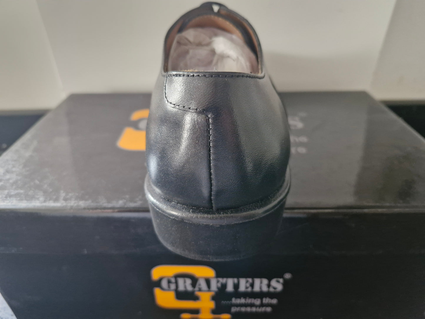 Uniform Oxford Cadet Shoe by Grafters - Black (M490A)