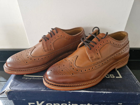 Kensington - Full American Brouge Classic – Tan Leather (M930LT)