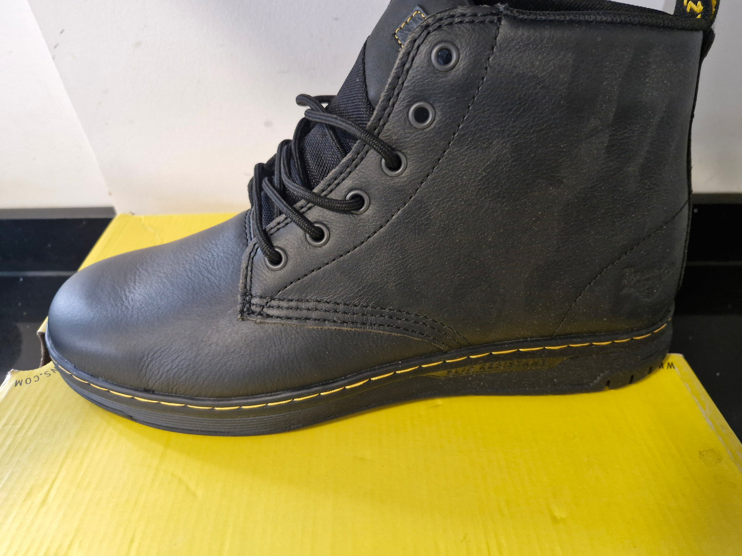 Dr Marten Amwell Black Safety Shoe