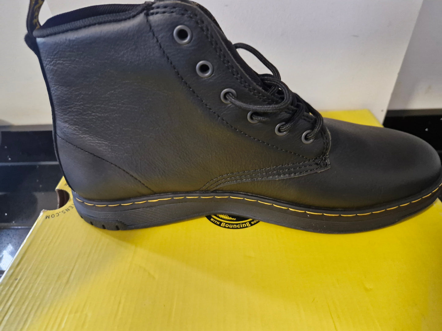 Dr Marten Amwell Black Safety Shoe