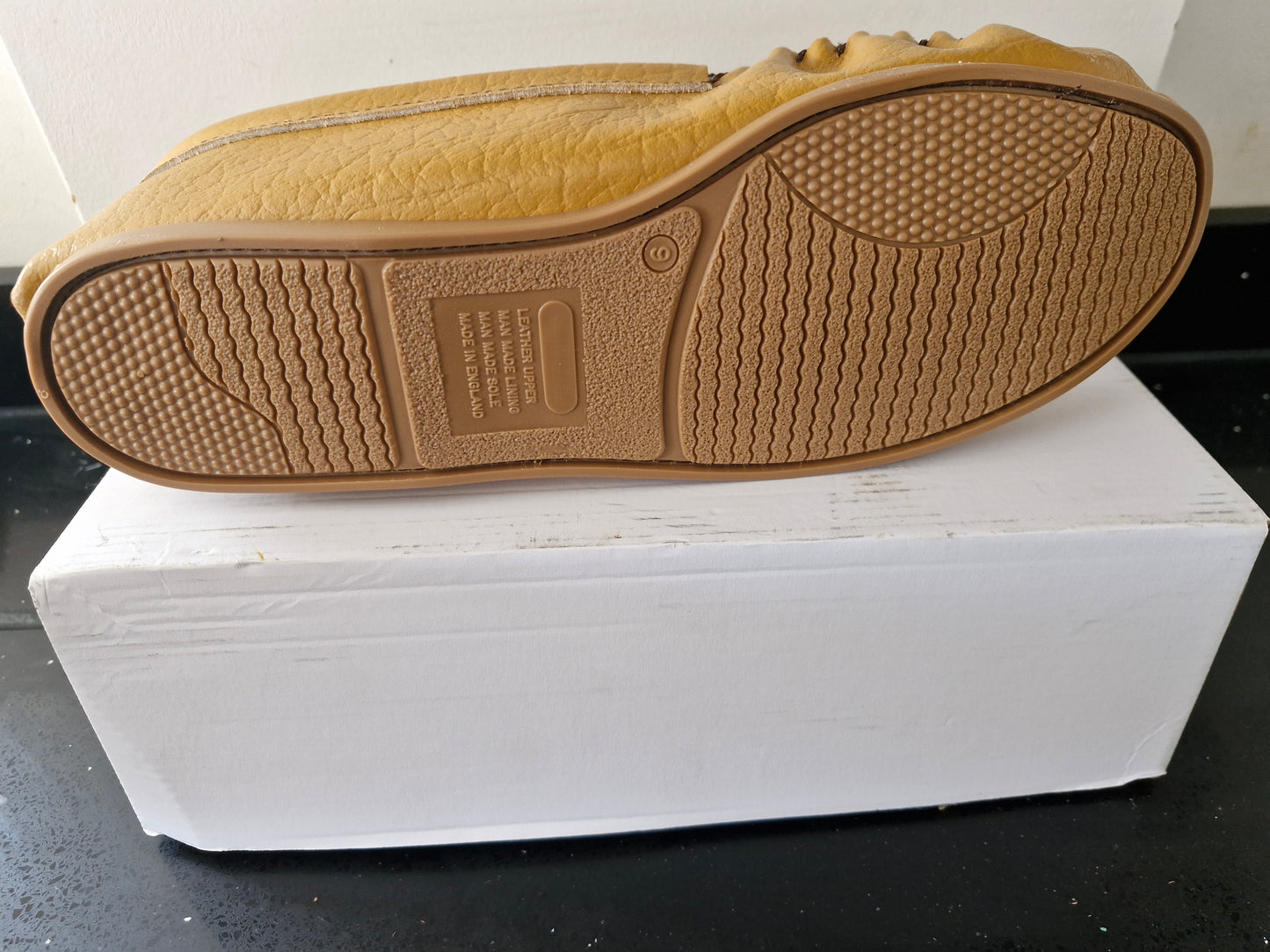 Mokkers Tan Soft Leather Moccasin Shoes (MS081BT)