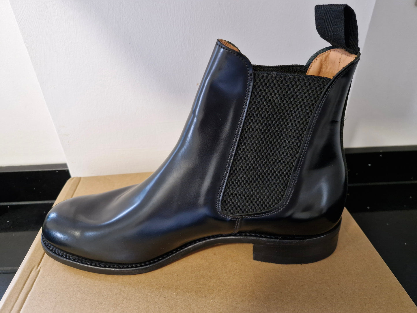 Chelsea Boot by Sanders and Sanders - Black Leather - (1864)