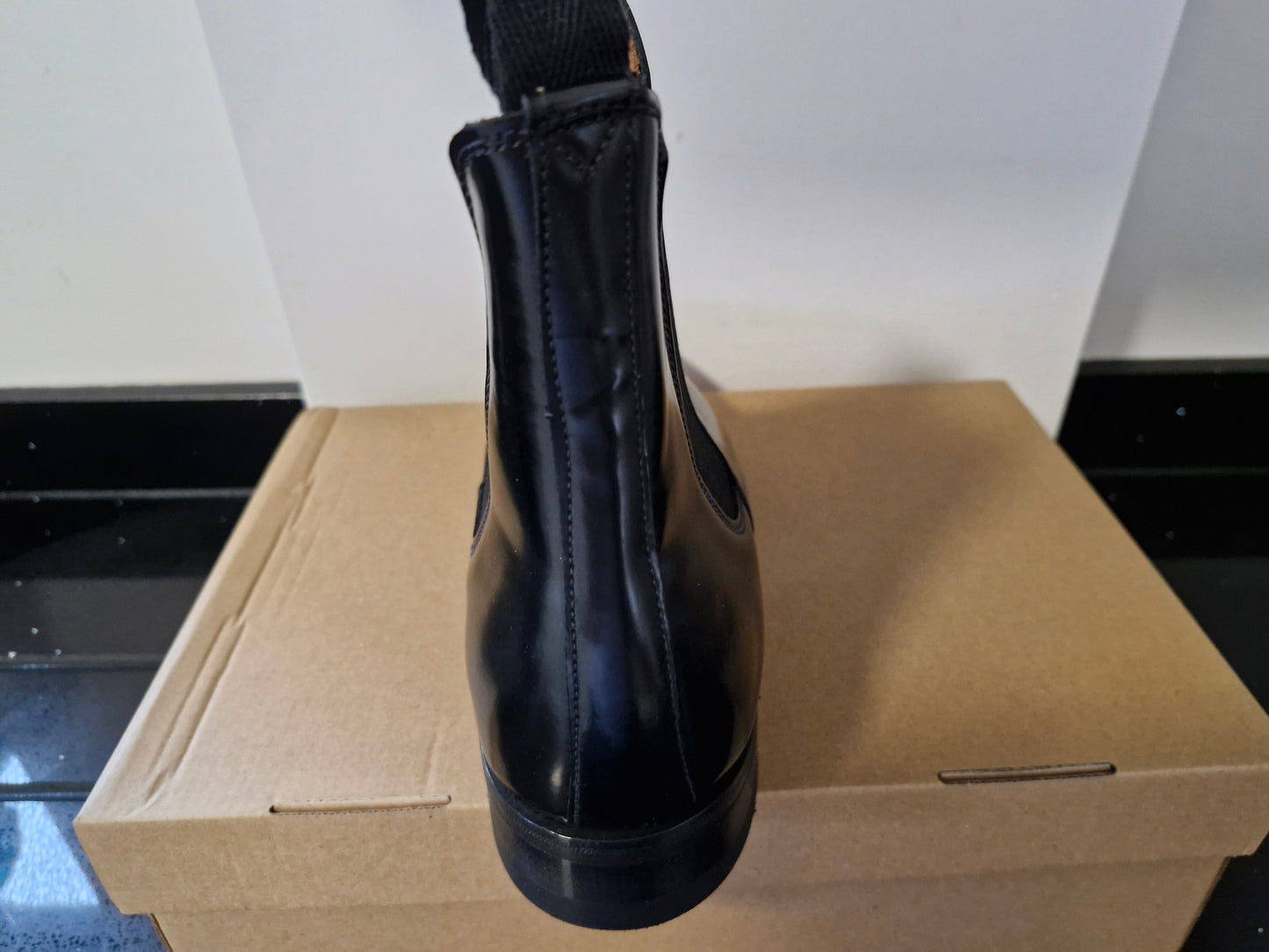 Chelsea Boot by Sanders and Sanders - Black Leather - (1864)