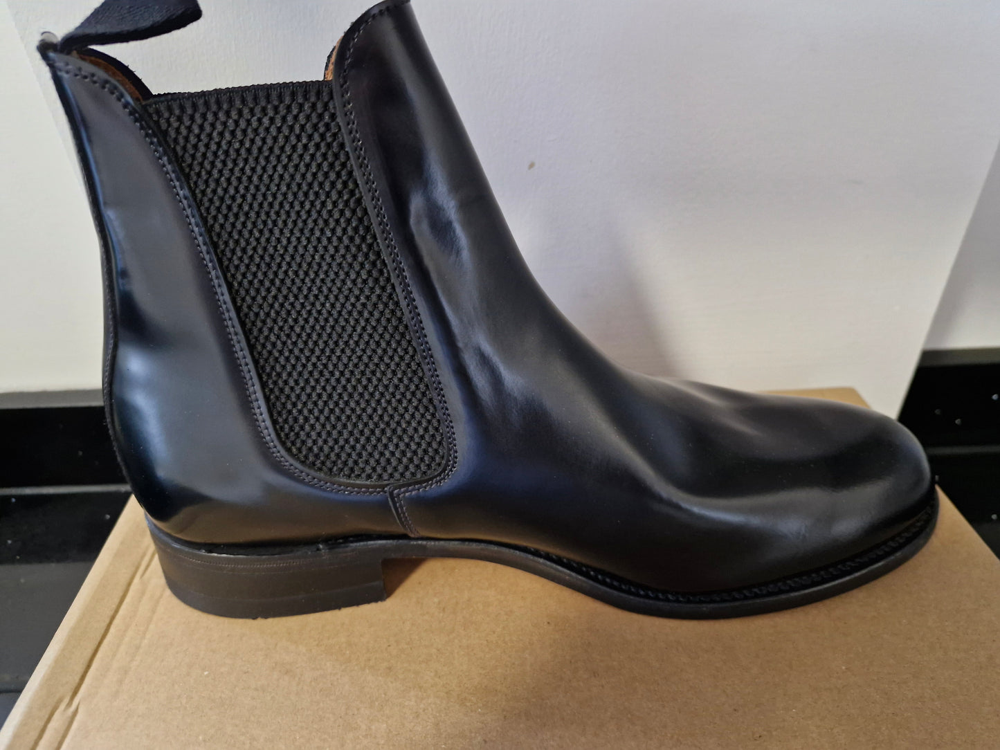 Chelsea Boot by Sanders and Sanders - Black Leather - (1864)