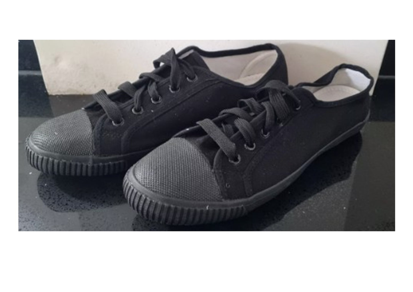 Plimsoll - Lace Up with Rubber Toe
