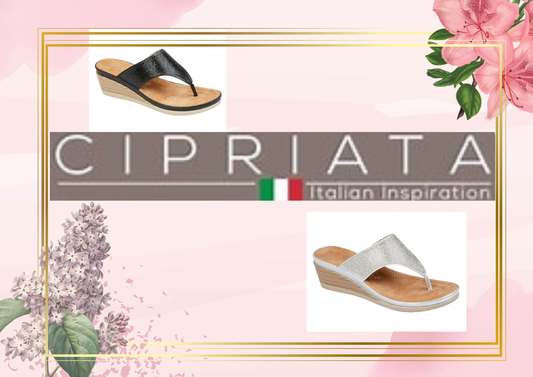 Womens - Diamante Toe Post Wedge (L238)