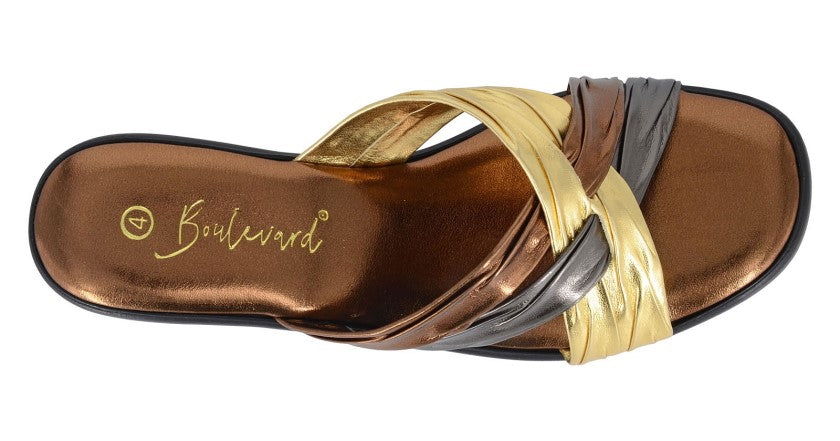 Womens - Boulevard Cross Over Sandal (L9558)