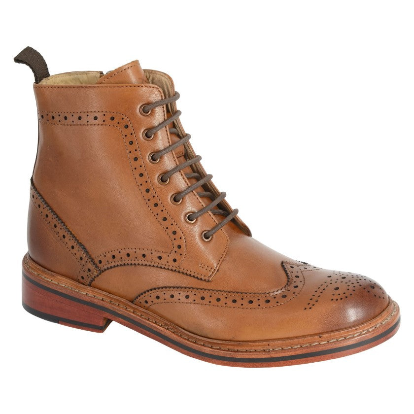 Stable Boot by Woodland - 7 Eye Zip (M528)