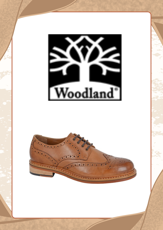 2. Woodland 4 Eye Brown Brogue (M534)