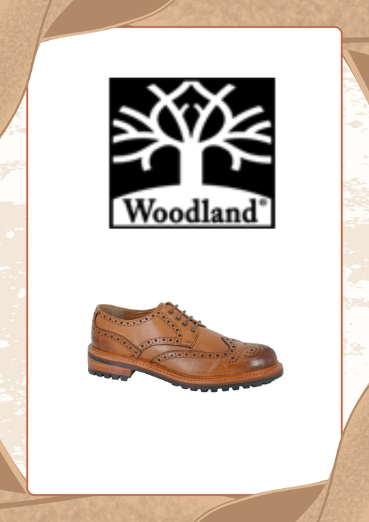 2. Woodland 4 Eye Brown Brogue (M535)