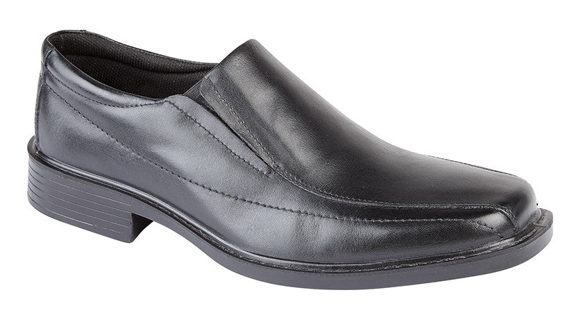 2. Roamers Twin Gusset Panel Leather Shoe (M724)