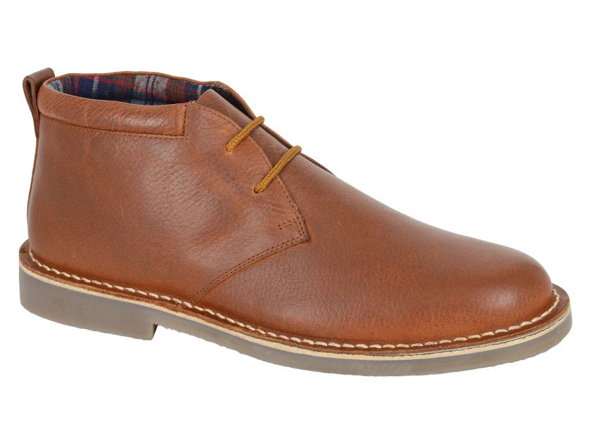 Desert Boot by Roamers - 2 Eye Padded Coller Leather Boot (M755)