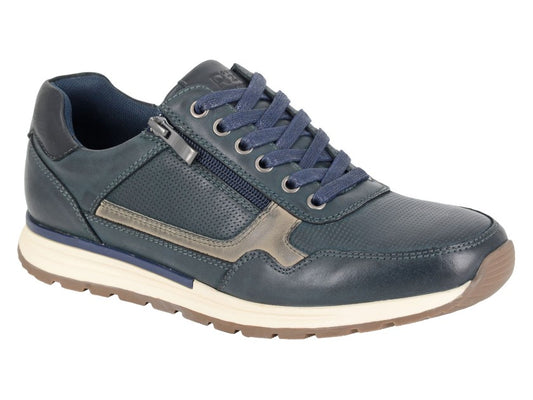 Trainers - 6 Eye Lace/Zip Leisure (M849)