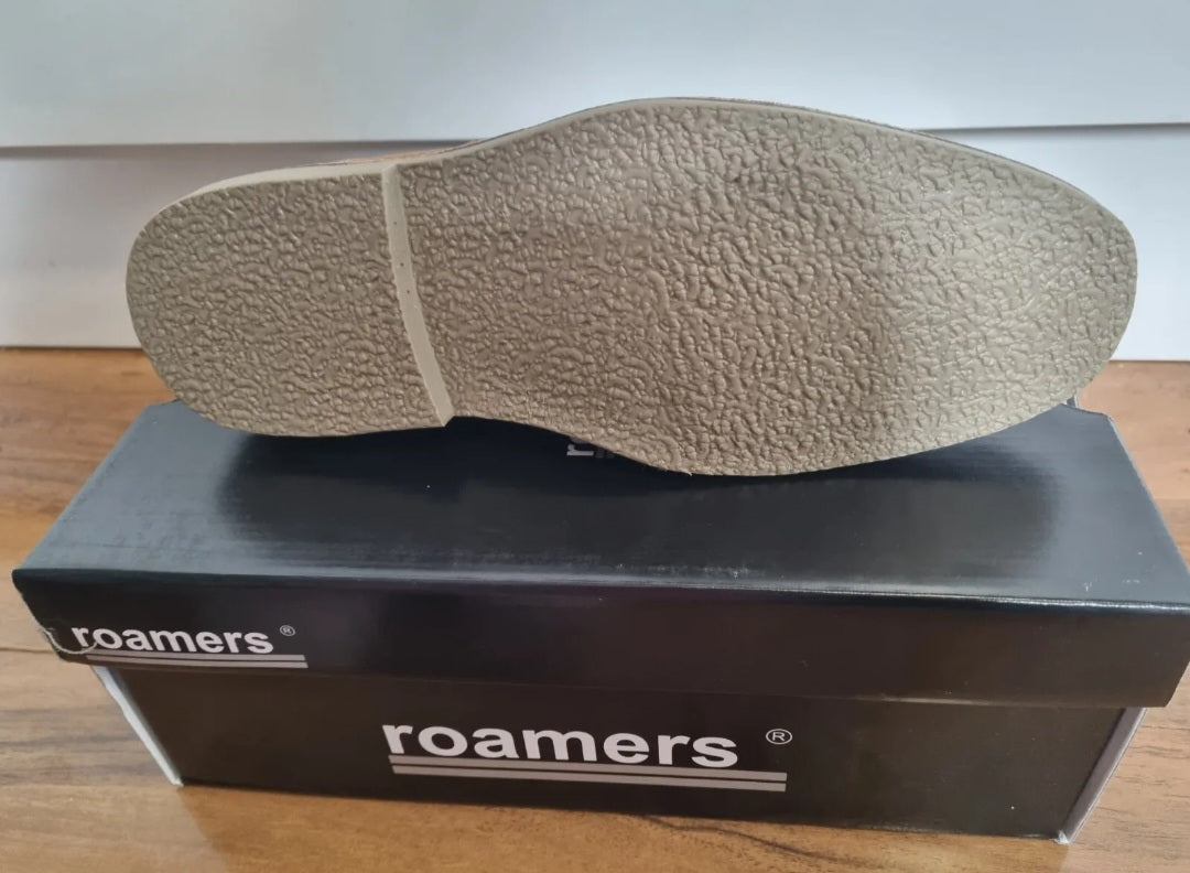 Desert Boot by Roamers - Slim Fit - 2 Eye Sand Suede Leather (M420BS)