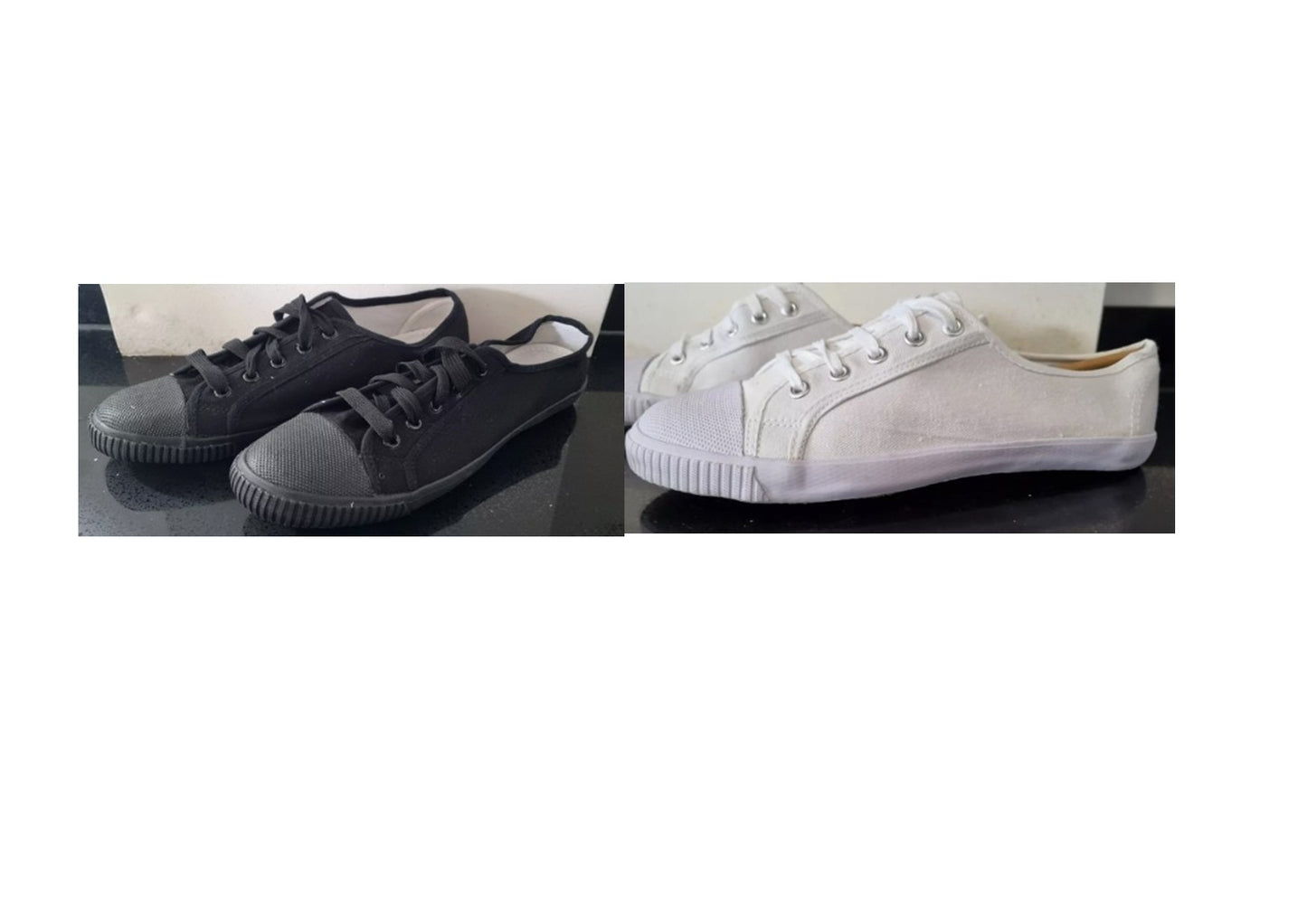 Plimsoll - Lace Up with Rubber Toe