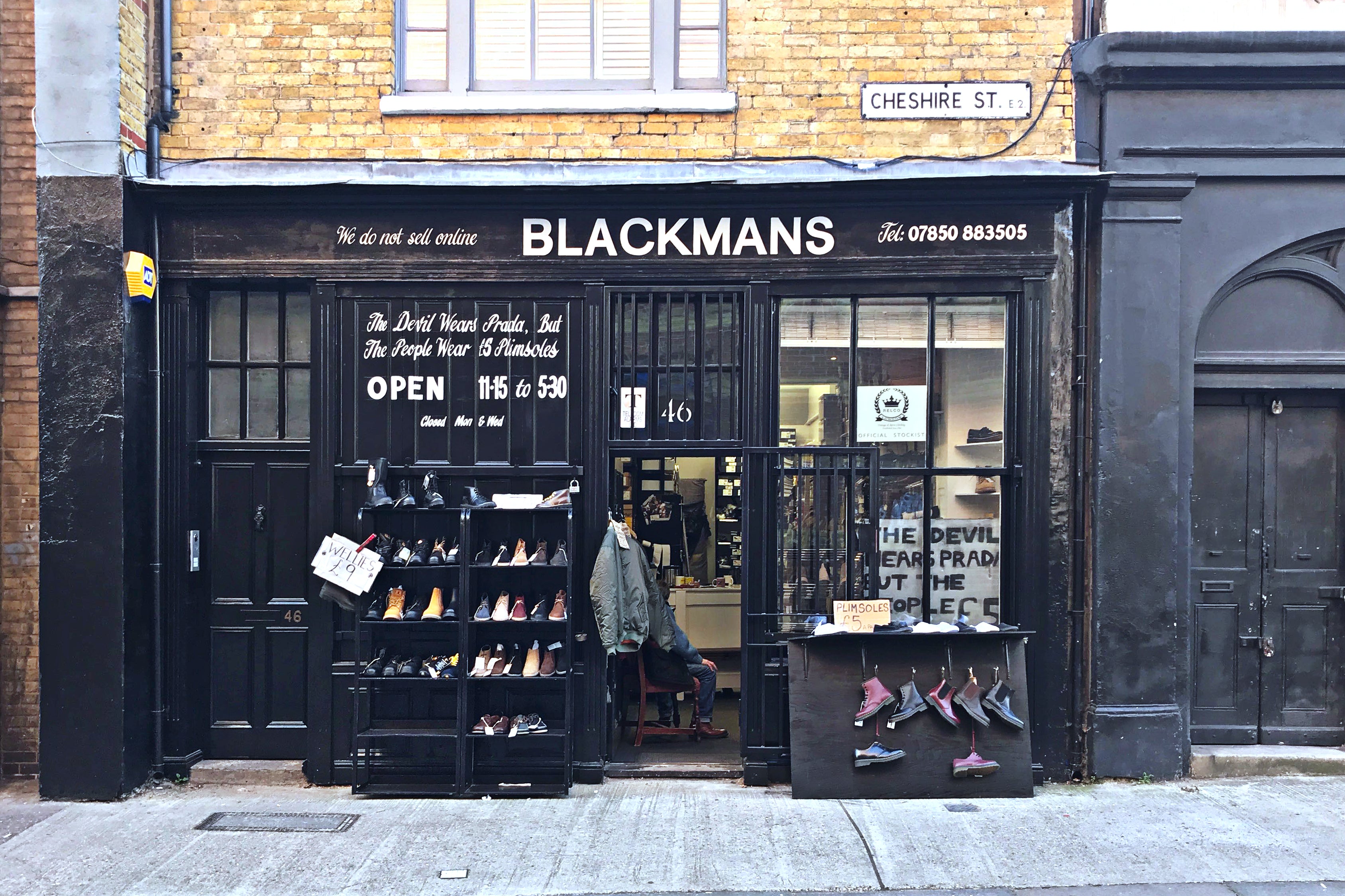 Brick lane sale shoe shop