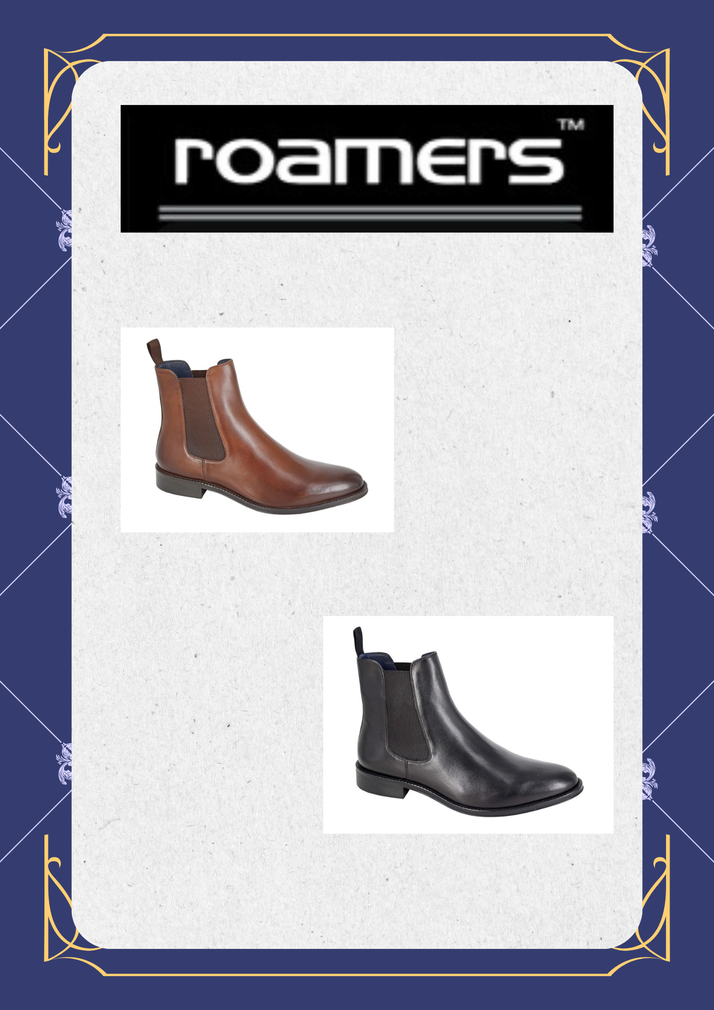 Chelsea Boot By Roamers Leather Upper (M684)