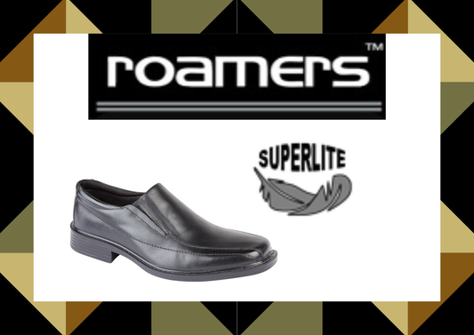 2. Roamers Twin Gusset Panel Leather Shoe (M724)