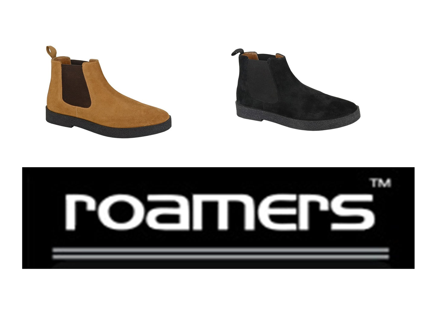 Chelsea Boot by Roamers - Suede Twin Gusset Boot (M9524)