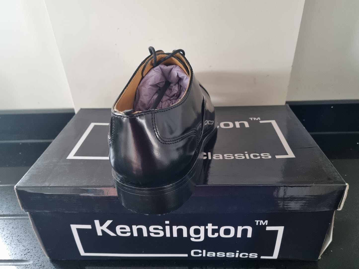 Kensington Black Oxford Shoe