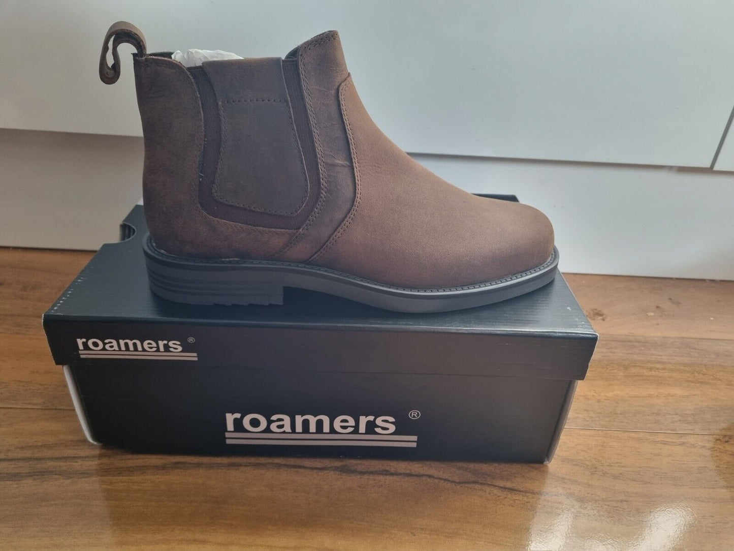 Chelsea Boot by Roamers - Crazy Horse Brown Leather (M556B)