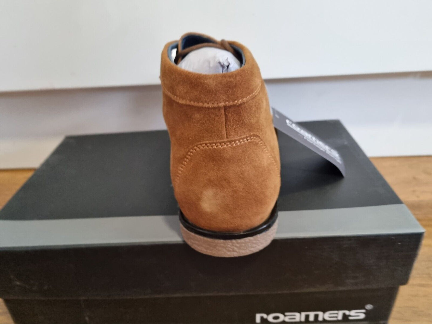 Desert Boot by Roamers - Apron Para Style - Tan Suede Leather (M192BS)