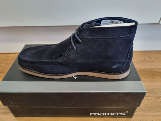 Desert Boot by Roamers - Apron Para Style - Navy Suede Leather (M192CS)