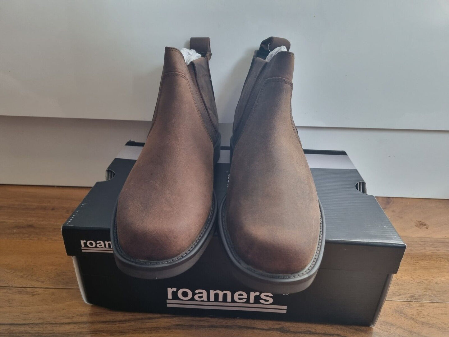 Chelsea Boot by Roamers - Crazy Horse Brown Leather (M556B)