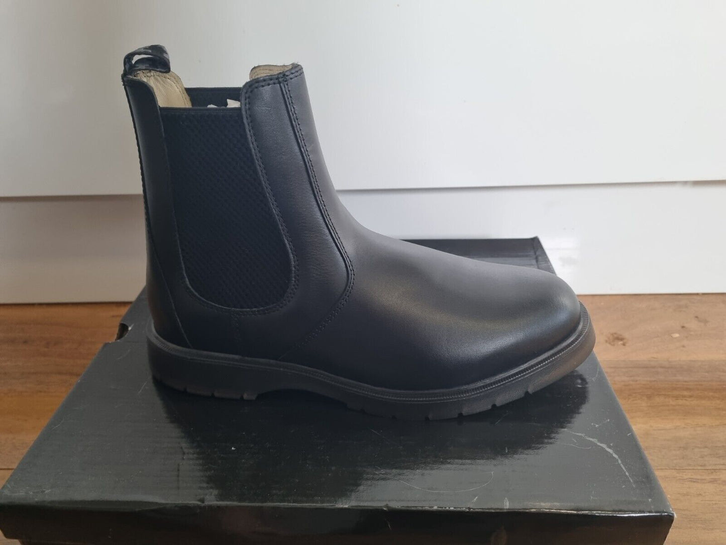 Chelsea Boot by Grafters - Black Leather (M186A)