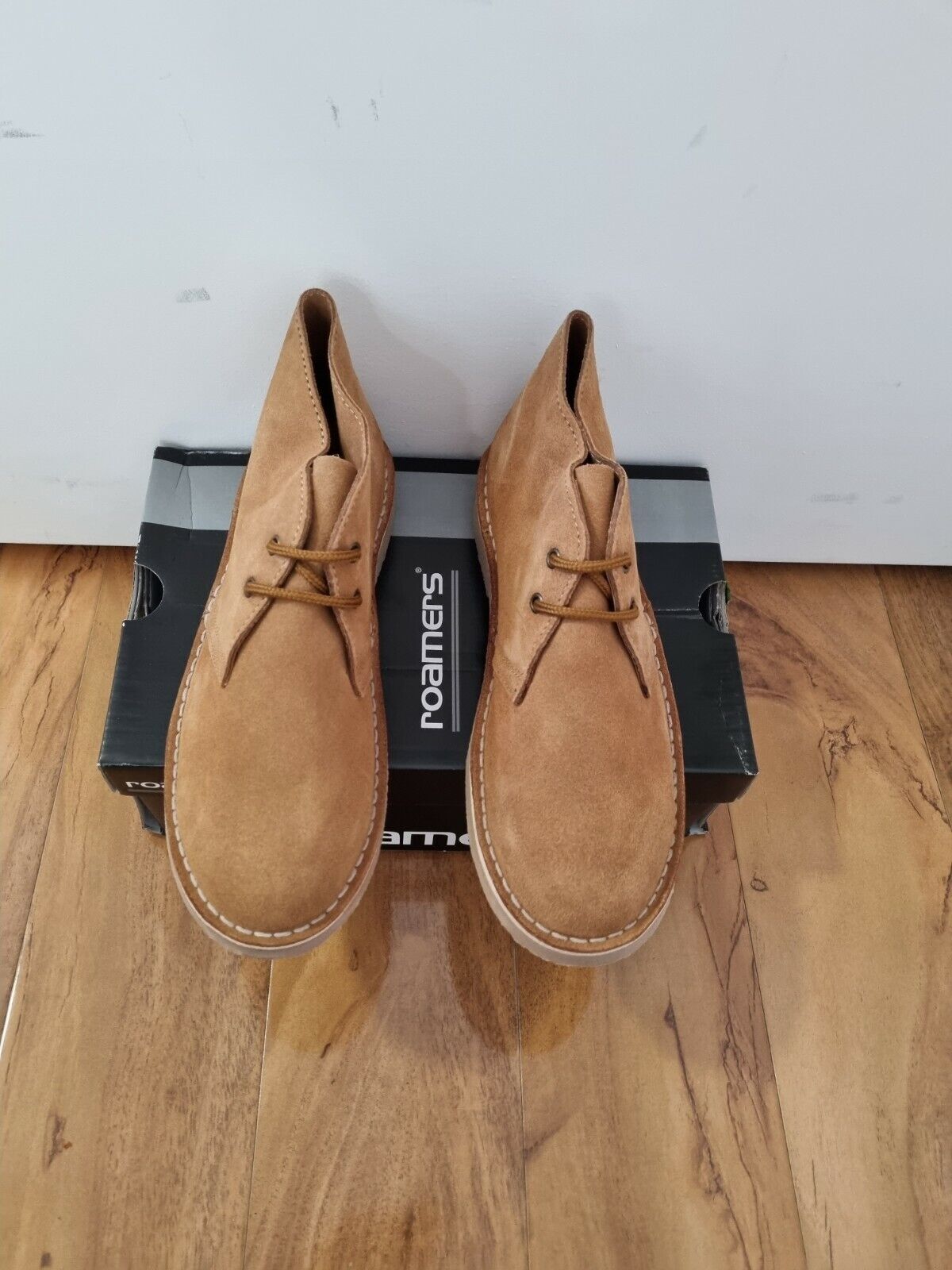 Desert Boot by Roamers - 2 Eye Sand Suede Leather (M467BS)