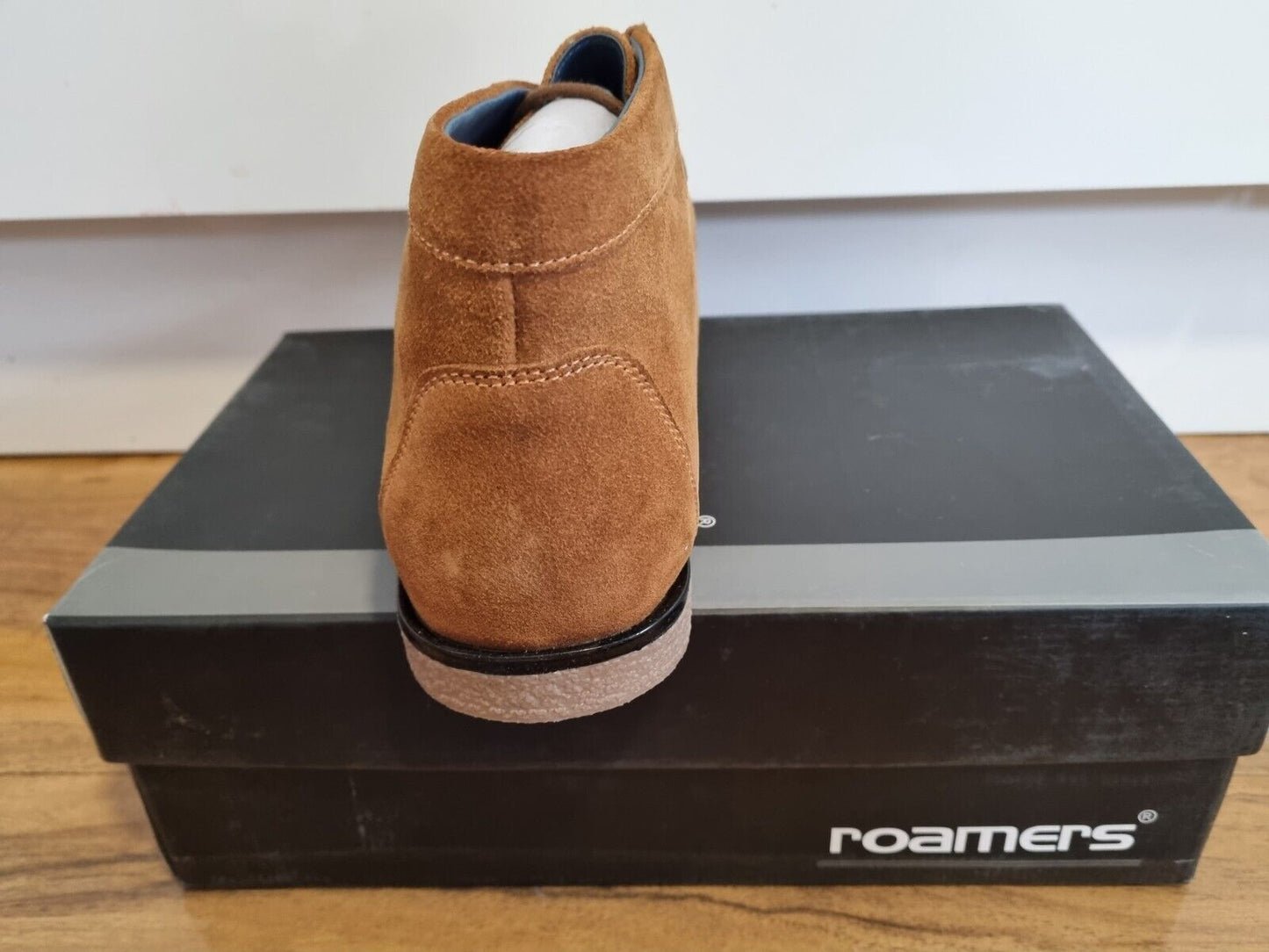 Desert Boot by Roamers - Apron Para Style - Tan Suede Leather (M192BS)